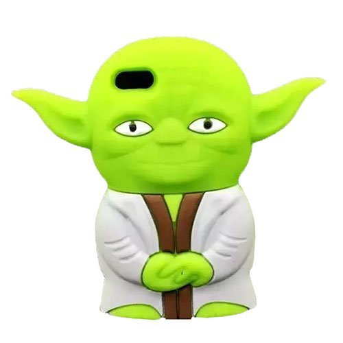 iphone 6 case, Star Wars Case,Mingfung 3D Master Yoda Collector soft silicone cover case for iPhone 6