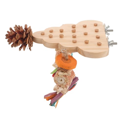 BESPORTBLE 鳥かごの付属品 ネスト 鳥の水やり器 ケージ ガゼボ ハムスター フィーダー オウム 鳥かご用のとまり木 天然の鳥の止まり木 鳥の木のおもちゃ 天然木止まり木 鳥のとまり木 木製