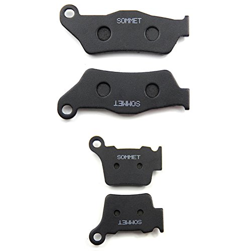 SOMMET Bremsbeläge Vorne + Hinten für KTM EXC SX 125 Six Days XC 150 200 EXC-F XC-W XC-F XCF-W EXC-F 250 MXC 300 SX-F 350 Upside Down Forks 400 EXC450 Racing 500 EXC525 530 MXC 300 SXC 625 LT181-368