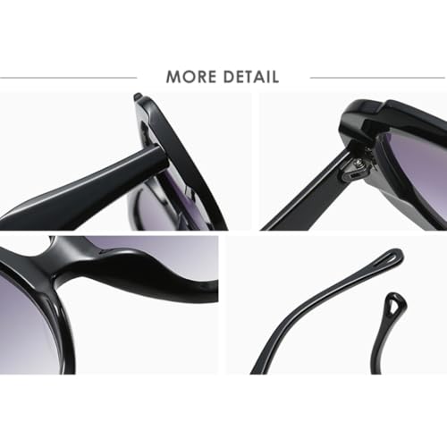 Lunettes de soleil ovales pour femmes : protection intégrale UV400 et verres dégradés confort - 3