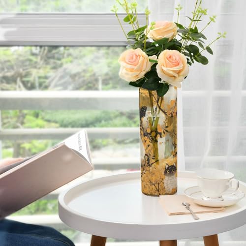 Vase en plastique jaune incassable pour fleurs et table mariage - 7