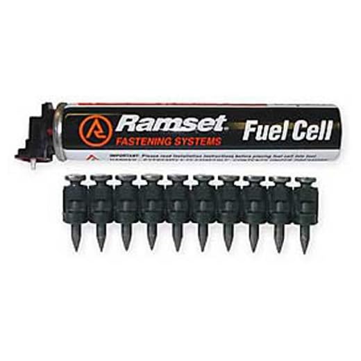 Ramset Powder Fastening Systems FPP034B 3/4-Inch Black Pins with Single Fuel Cell1000 Pack