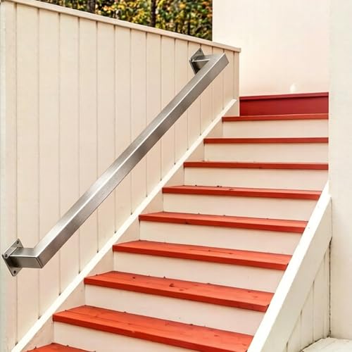 Rampe d'escalier extérieure et intérieure pour sécuriser les accès de la maison