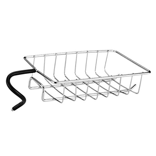 Sxmrmnx 2 soportes de esponja de cocina, organizador de fregadero, esponja y jabón, escurridor de líquidos, estante de almacenamiento para grifo de cocina