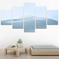 SIGNWIN 5 Panel Canvas Wall Art Modern Art Desert Multicolor Nature Photography Relax/Calm Southwest for Home Decorations Ready to Hang - 60