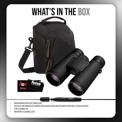 Binoculares Nikon Monarch M5 8x42 con accesorios miniatura 7