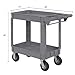 Global Industrial General Purpose Utility Cart with 2 Shelves, 6