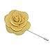 Argositment Wedding Camellia Boutonniere for Men's Suit Handmade Lapel Pin Flower (Pkg of 12 Color)