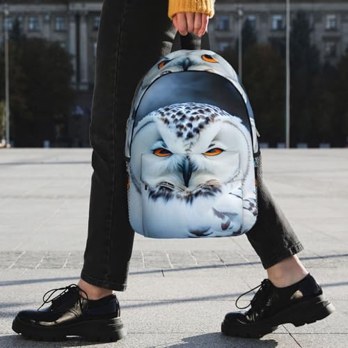 Sac à dos voyage et randonnée avec imprimé yeux de hibou - 7