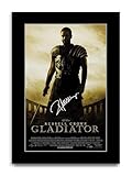 HWC Trading Gladiator Geschenke Geduckter Poster Signiertes 