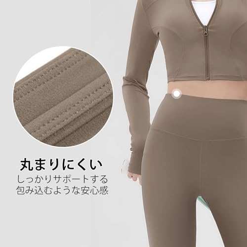 MORGEN SKY レディース ヨガパンツ フレアパンツ レギンス ダンス ジム ジャズダンス バレエ ブーツカットパンツ ヨガウェア 着圧 フィットネス スポーツ トレーニング ハイウエスト ストレッチ 美脚 通気 速乾 CK025 の商品画像 4