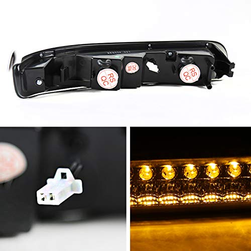 InstyleParts Smoke/Amber LED Bumper Lights for 99-02 Chevy Silverado, 00-06 Chevy Tahoe