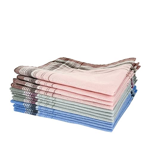 Uomini Mens HANDKERCHIEFS 100% Puro Cotone Tasca Quadrato Fazzoletto Nuovo Bulk