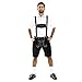 Produktbild Almbock Kurze Lederhosen Herren schwarz - Lederhose kurz Herren Tracht aus geschmeidigem Rinds-Veloursleder - Short Lederhose - Lederhose kurz 54