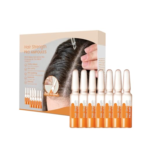 Ampollas Fortalecedoras Para El Cabello,Ampollas acondicionadoras,aceite hidratante para cabello fino a dañado, seco, mate y rotura