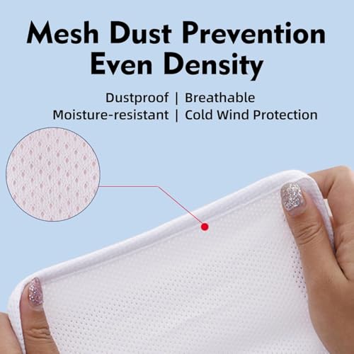 tracheostomy supplies - 4pcs stoma covers for laryngectomy adjustable neck trachea care kits with dust shield protectors women men unisex mask double-layer