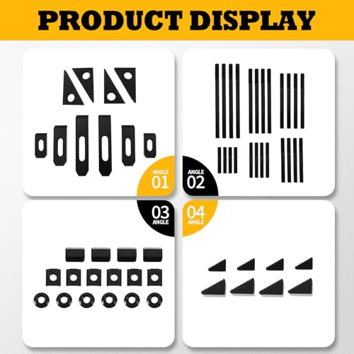 Image of 58 Piece 5 /8 inch T-Slot 1 /2 inch Stud Hold Down Clamp Kit | Compatible with Lathes & Metalworking Machine Tools