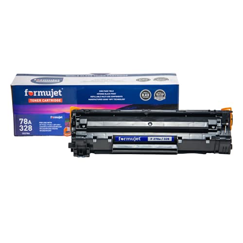 Image of Formujet 78A Toner Cartridge CE278A Replacement for HP 78A Cartridge Compatible for HP Laser Printers P1560, P1566, P1606, M1536DN etc - Black