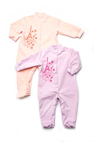 Warm Jumper for Girls (Peach + Lilac)