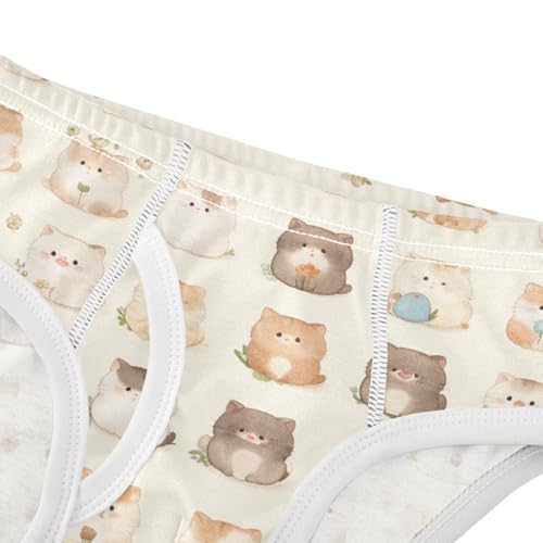KLL Cute Cats Boys Toddler Pure Cotton Underwear Cute Children Panties4