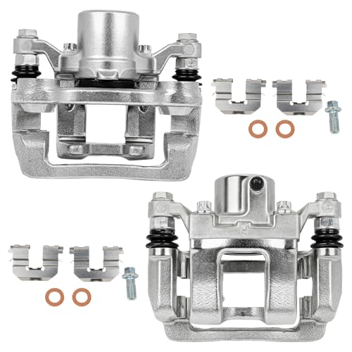 Image of SCITOO Rear Brake Caliper With Bracket 19B6456, 19B6457 Compatible For Hyundai Sonata 2011-2015, For Kia Optima 2011-2015