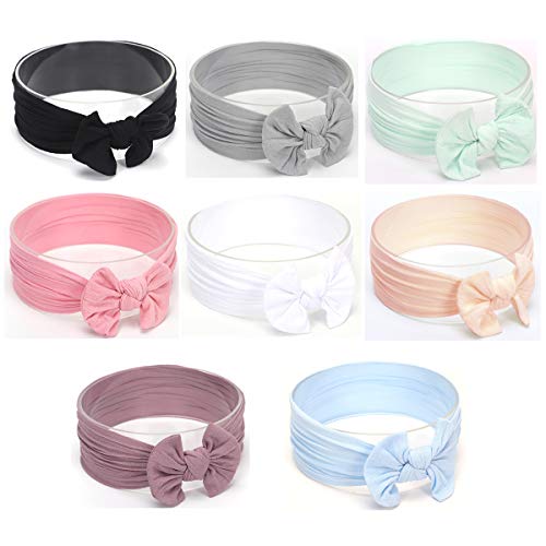Baby Girl Headbands Newborn Infant Toddler Hairbands and Bows Child Hair Accessories (one size, ZM10)