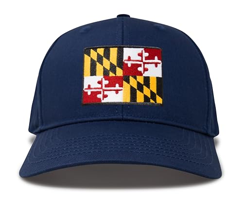 Image of International Tie State Hat for Men and Women, Adjustable Snapback Trucker Baseball Cap with Embroidered Patch