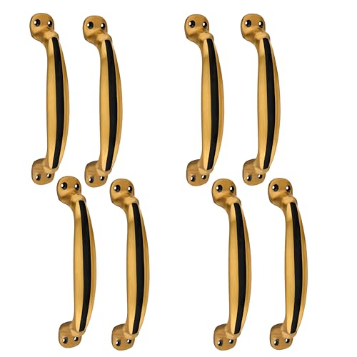 Image of Door Handle Cool Door Handles for Main Door Aluminum (7 Inch), Antique- Finish Door Handles for Home and Office for Wooden & Glass Door Handle, Pull Door Handle (Pack of 4 Pair, One Line)