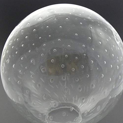 Ersatzglas, Kugel Blasenglas mit großen Luftbläschen D. 25 cm; Griffrand...