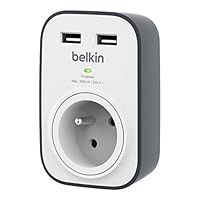 Algopix Similar Product 6 - PRISE PARAFOUDRE BELKIN MONOBLOC 306J 2