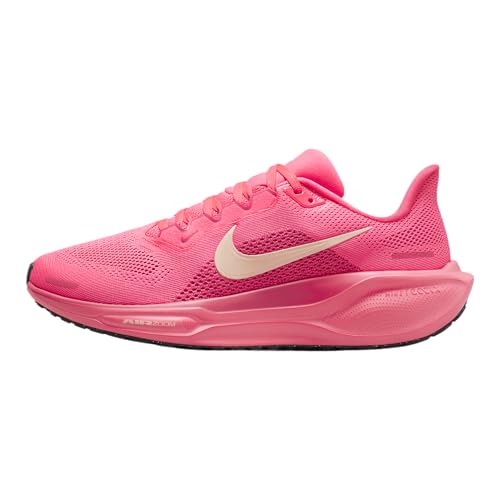 Image of Nike Pegasus 41 Women's Road Running Shoes (FD2723-600, Hot Punch /Aster Pink /Black /Crimson Tint) Size 11.5