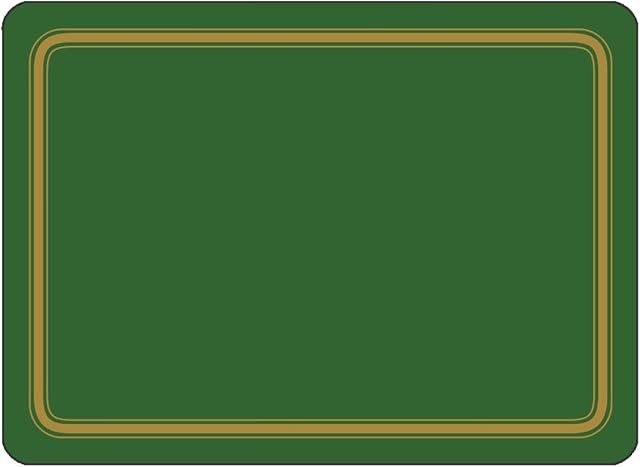 Plymouth Pottery - Pro Range - Regal Placemats - Forest Green - Set of 6