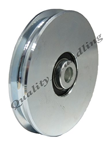 Roue de la Roue de la Roue de la Grille 100mm Roue de la Corde Ronde Roue en Acier pour Le Fil ou la Corde Cover