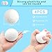 JRQHF Absorber Balls of Scum for Spas Hot Tub, Reusable 3 Inch Hot Tub Absorber Ball of Scum, Washable Hot Tub Oil Spa Absorber Ball of Scum, Spa Sponge Balls for Scum Removal,White, 4 Pack
