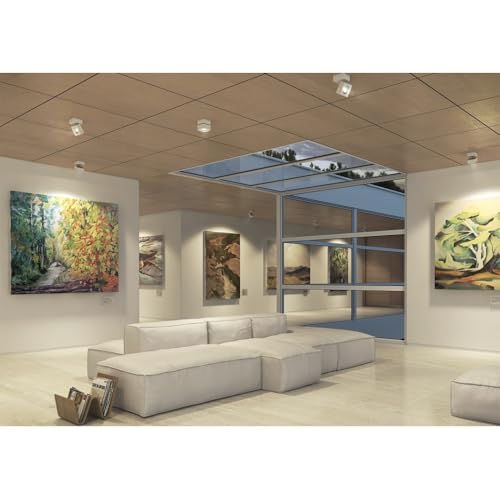 Applique Rubyc tricolore 14 W LED luminaire mural blanc carré