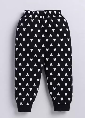 Image of Kids Cotton Casual Cute Mickey Mouse Printed Clothing Set- Full Sleeve T-Shirt And Trousers For Infants /Childs /Baby Boys (in Multicolor, Pack of 1)