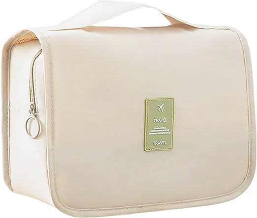 VAGHASIYA Toiletry Bag for Travel Toiletry Kit Cosmetic Makeup Pouch Organizer Foldable Multifunction Portable Brush/Shaving Kit/Medicine Holder Bag for Men's & Women's Waterproof (Beige)-image-21