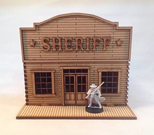 Sheriffs Office Mdf 28Mm Laser Cut Kit Tombstone Desperado Legends Of The Old West Fast Shipping #TOP2