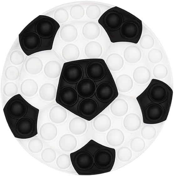 Football Shape Sensory Stress Relief Toy,Soft Silicone Fidget Toy for Anxiety &ADHD, Perfect for Office Travel Party,Birthday Gift for Teens Adults