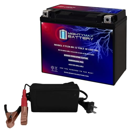 Mighty Max Battery YTX20-BS Battery Replaces Twin Power