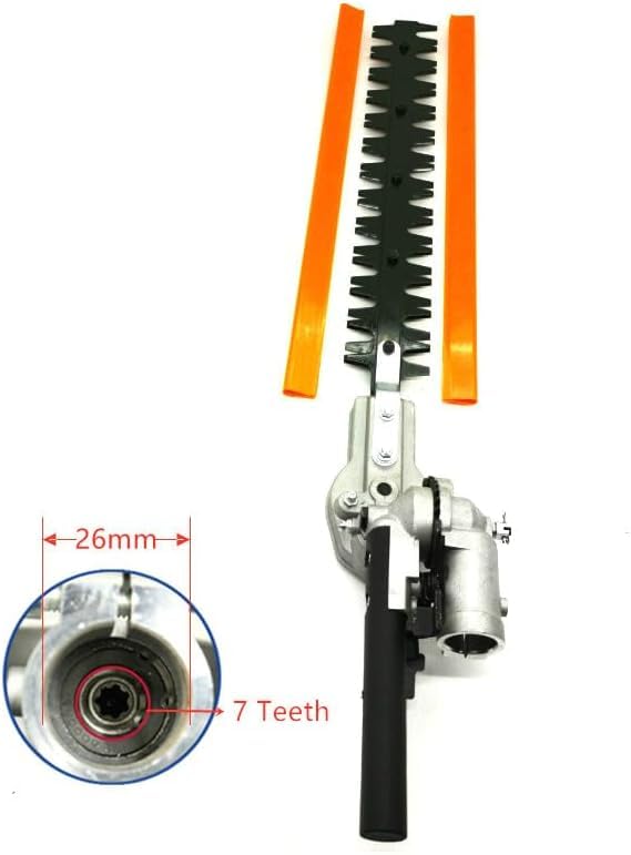 Głowica żyłkowa I Krawędziarki Do żywopłotu 26 Mm/28 Mm 7/9 Spline 5,3 Mm Kwadratowa Wysoka Kosiarka Do Trawy I Krzaków Do Narzędzi Ogrodowych, 28mm 7 Teeth, 1