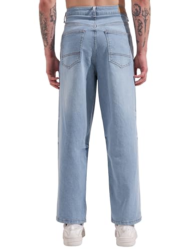 Image of Highlander Men's Straight Relaxed Fit Jeans | Stretchable | Everyday Comfort & Style| Jeans for Man|Premium Cotton Blend