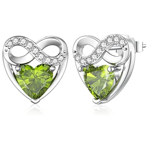 LANBEIDE August Birthstone Heart Earrings Cover