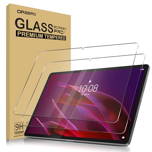 Image of Orzero (2 Pack) Compatible for Lenovo Yoga Tab 2025 11.1 Inch Tempered Glass Screen Protector, Protector De Pantalla 9H High Definition Anti-Scratch Bubble-Free