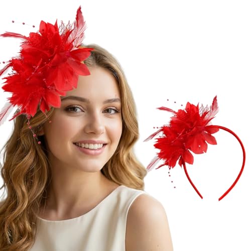 BCHMN Serre-tête de carnaval, Serre-tête pour femme, Plume, Accessoire de cheveux des années 1920, Bandeau à plumes, Style années 20, Bandeau rétro,...