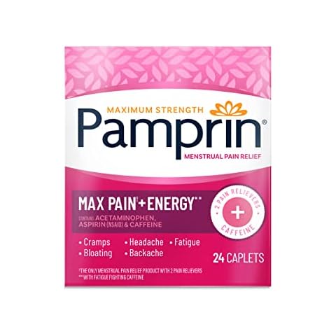 Pamprin Max Strength Menstrual Pain Relief Caplets Cover