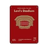 Levi's Stadion-Retro-Poster, Metall-Blechschild, schicke 