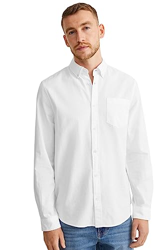 C&A Herren Hemd Langärmelig weiß 2XL