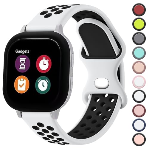 Meliya Silicone Band Replacement for Gizmo Watch 3 2 1 Bands/Gabb Watch 3 2 1 Bands for Kids, 20mm Breathable Waterproof Sport Gizmo Watch Band Replacement Gabb Watch Bands for Boys and Girls