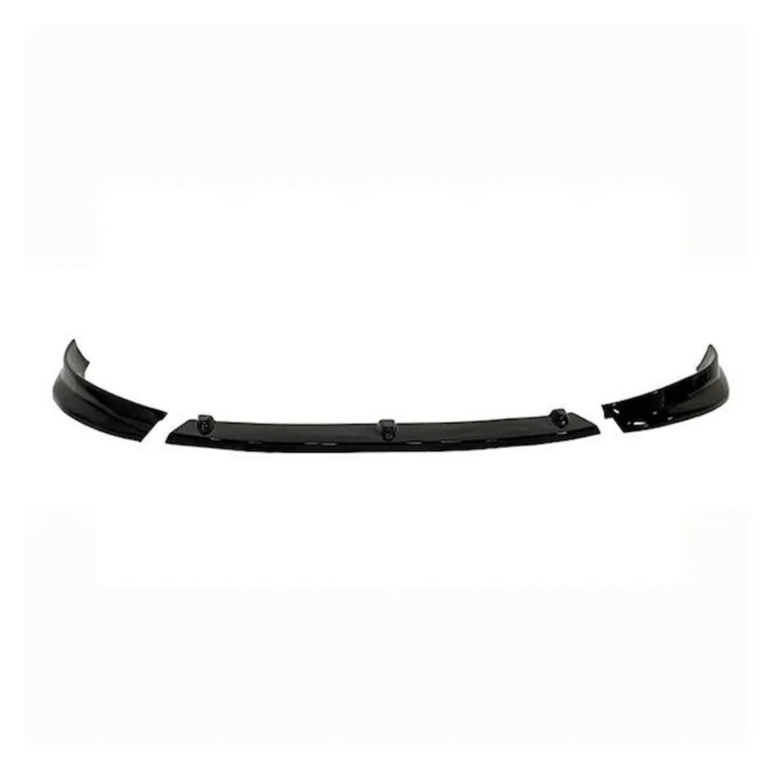 Spoiler Paraurti Anteriore Per Opel Corsa F (Mk6) 2019-2025 – Kit Bodykit 3 Pezzi In Nero Lucido